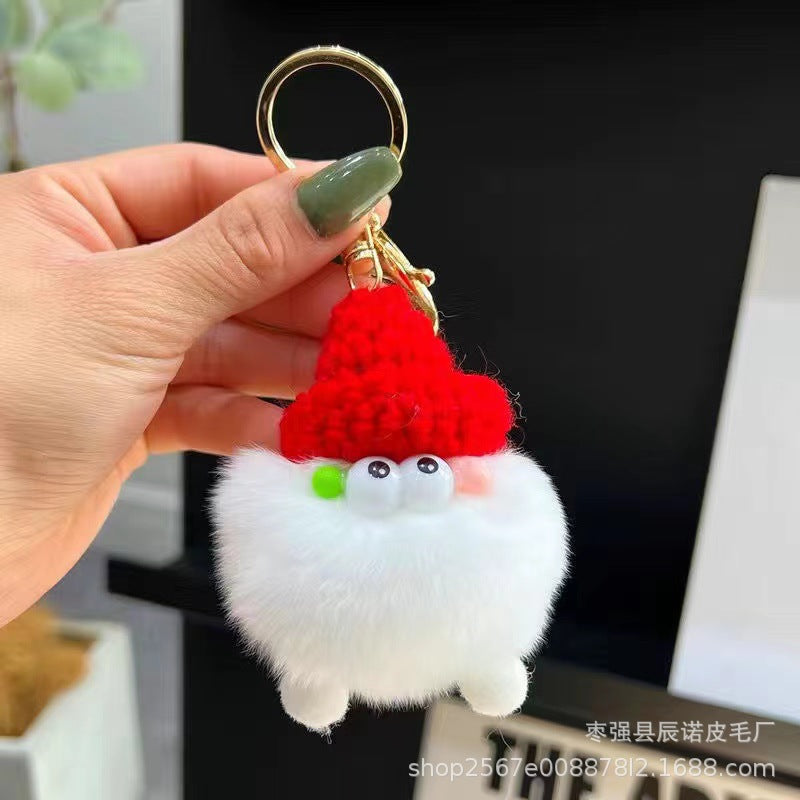 Wholesale  ugly cute small coal cart key chain